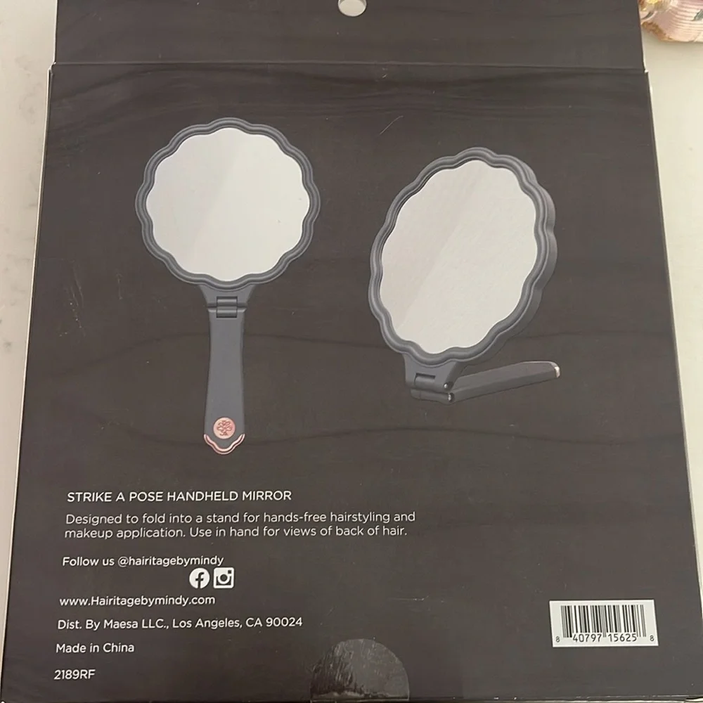 HAIRITAGE headband, scrunchi & handheld mirror BUNDLE